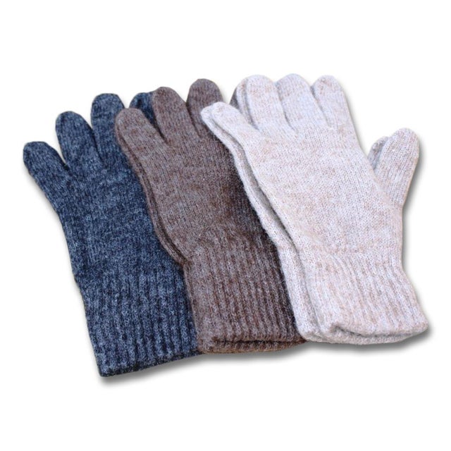 ★THETIS★ANGORA WOOL JEWEL GLOVES Digz Women's Medium Green Full Grain Goatskin Glove 78221